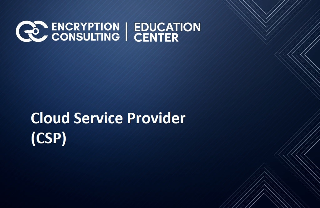 What does CSP stand for? What is the use of Cloud Service Provider?