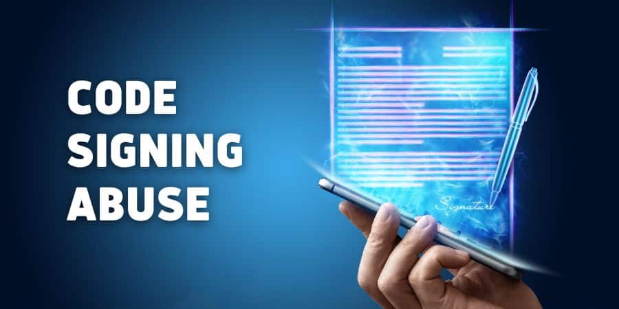 Code Signing plays an important role as it can identify legitimate software compared to malware or rogue code. In technical terms, Code Signing creates a hash of the code and encrypts it with a private key adding its signature. During execution this signature is validated and if the hash matches, it gives assurance that the code has not been modified. It also establishes assurance that the code is issued from the legitimate author that it is claiming to be.