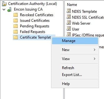 custom certificate types
