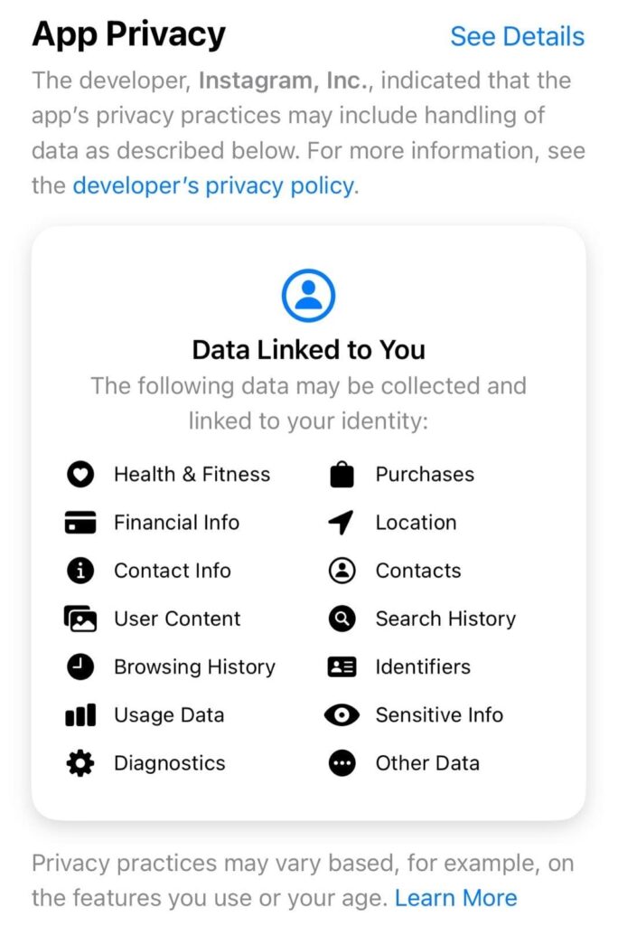 Threads App Privacy Policy