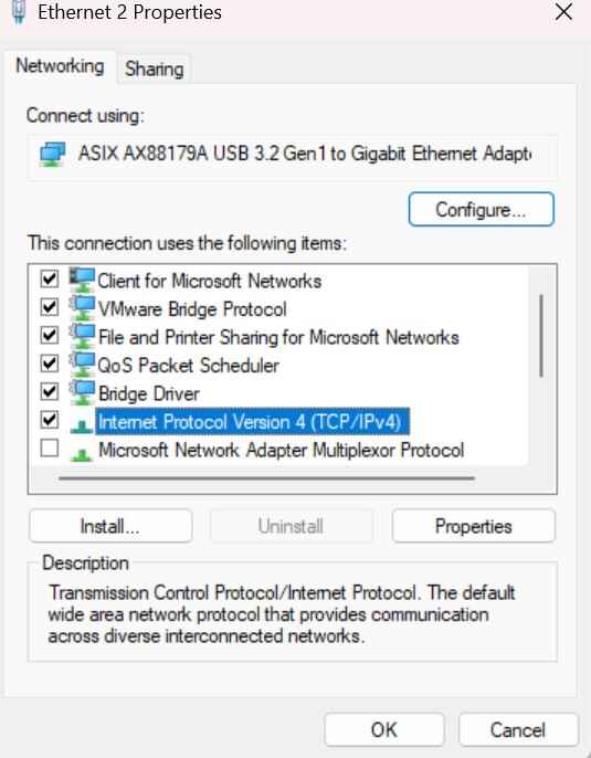 Step 5 of setuping IP Address on your PC