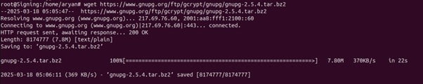 Download gnupg