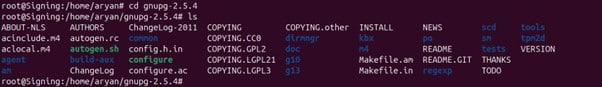 Gnupg Directory