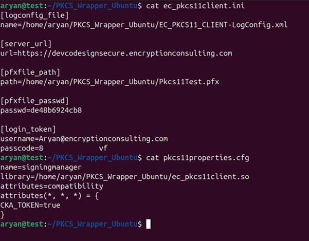 Edit config file