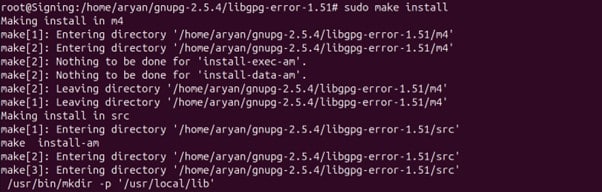 install make package