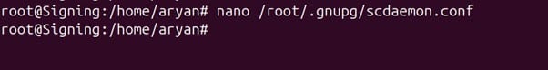 Create a scdaemon.conf file