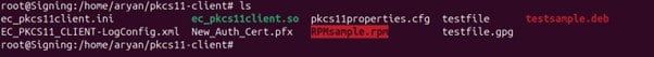 Locate the RPM file