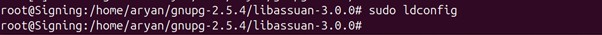 libassuan update linker cache