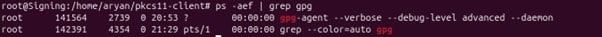 one gpg-agent