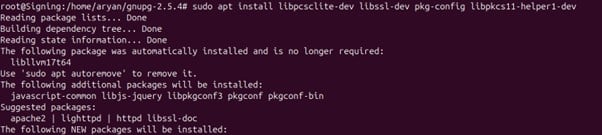 required build tools