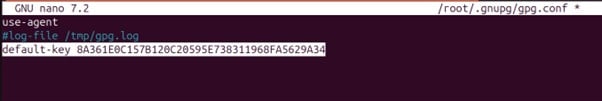 respective pub key ID