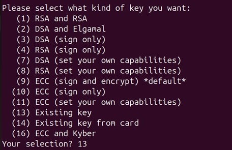 select a number