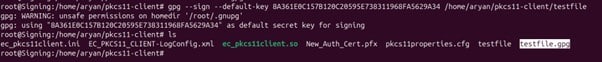signing command